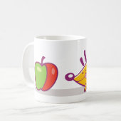 Egel En Een Appel Koffiemok (Voorkant links)