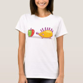 Egel En Een Appel T-shirt (Voorkant)