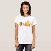 Egel En Een Appel T-shirt (Voorkant volledig)