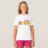 Egel En Een Appel T-shirt (Voorkant volledig)