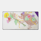 Egel en Flowers Bouquet Bureaumat (Voorkant)