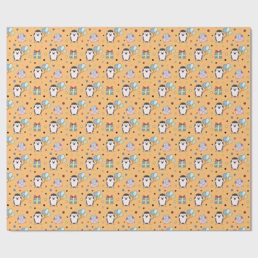 Egel- en geleidepapier cadeaupapier (Vlak)