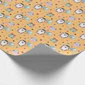 Egel- en geleidepapier cadeaupapier (Hoek)