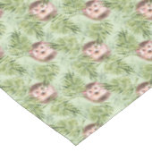 Egel en groene bladeren tafelkleed (Gekanteld)