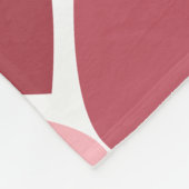 Egel en harten fleece deken (Hoek)