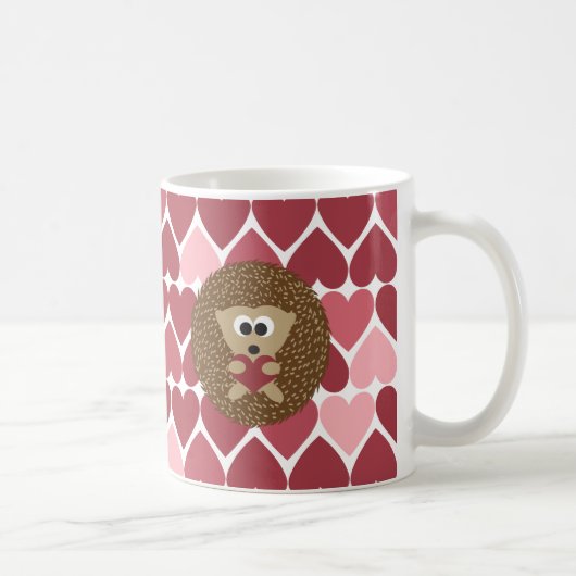 Egel en harten koffiemok (Rechts)