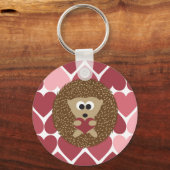 Egel en harten sleutelhanger (Voorkant)