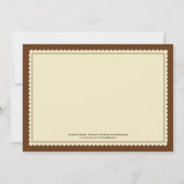 Egel Family Unisex Baby shower Uitnodiging (Achterkant)