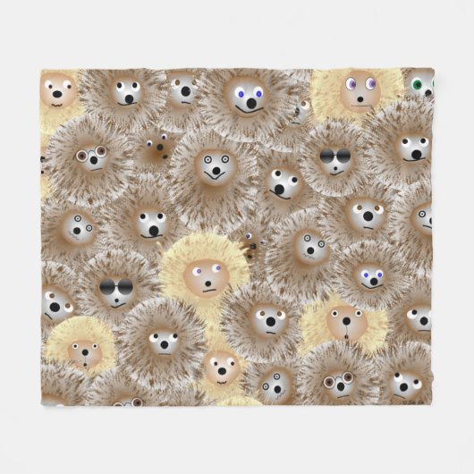 Egel Fleece Blanket (Voorkant (Horizontaal))