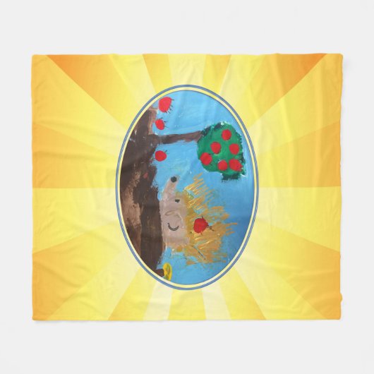 Egel Fleece Deken (Voorkant (Horizontaal))