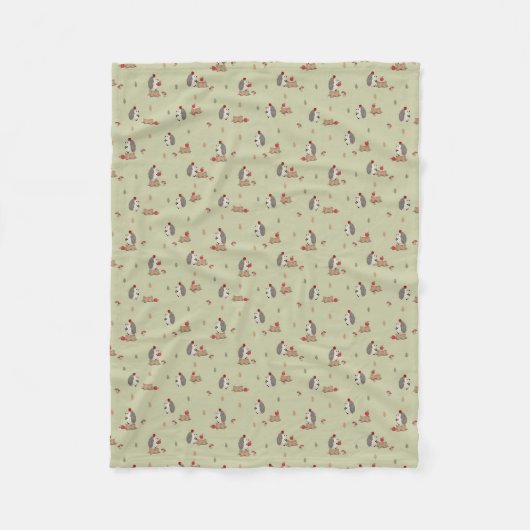 Egel Fleece Deken (Voorkant)