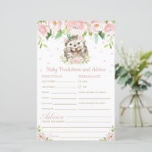 Egel Floral Baby voorspelling en adviesdouche (Staand voorkant)