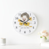 Egel Floral Wall Clock Grote Klok (Huis)