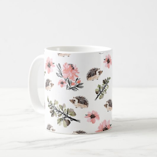 Egel Florals Koffiemok (Voorkant links)