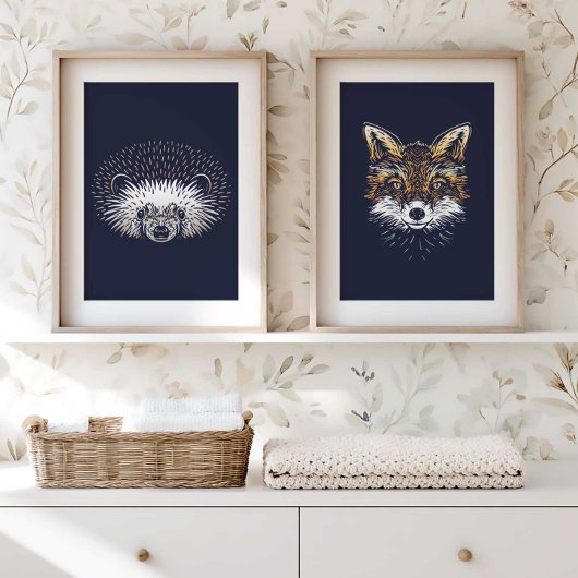 Egel | Forest Animal Hedegel Wall Print
