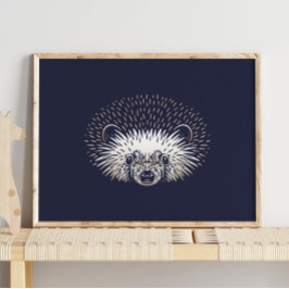 Egel | Forest Animal Hedegel Wall Print