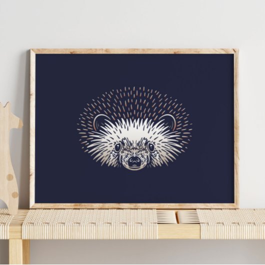 Egel | Forest Animal Hedegel Wall Print