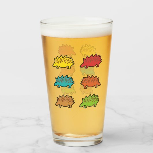 Egel Glas (Voorkant gevuld)