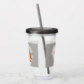 Egel grafiet acryl drinkbeker (Links)