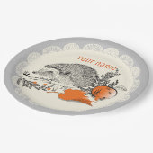 Egel grafiet papieren bordje (Gekanteld)