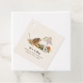 Egel Grasshopper Mushroom Woodland Baby shower Bedankjes Labels (In situ)