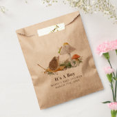 Egel Grasshopper Mushroom Woodland Baby shower Bedankzakje (Gezegeld)