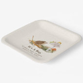 Egel Grasshopper Mushroom Woodland Baby shower Papieren Bordje (Gebogen)