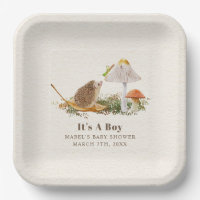 Egel Grasshopper Mushroom Woodland Baby shower