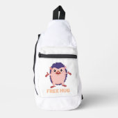Egel gratis knuffel sling bag (Voorkant)