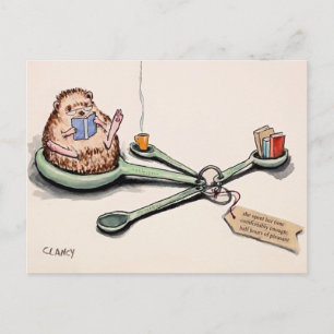 Egel halve uur lang aangenaam Briefkaart