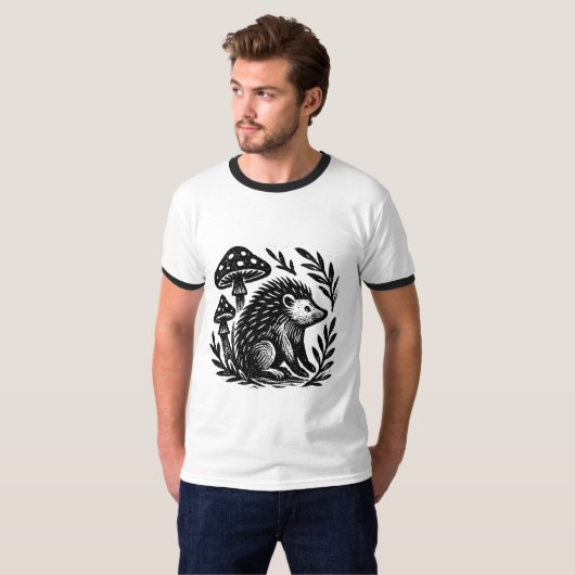 Egel/Hedgehog T-shirt (Voorkant volledig)