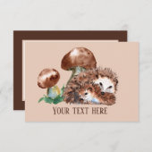 egel heeft een leuk doel , en dat is het gevoel bedankkaart (Voorkant / Achterkant)