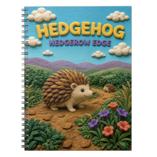 Egel, Hegrand Klei Kunst Notitieboek