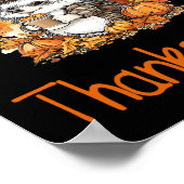 Egel Herfst Thanksgiving Happy Thanksgiving Poster (Hoek)