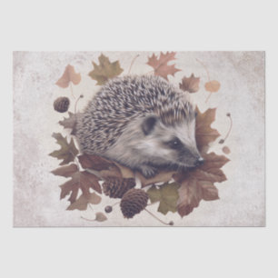 Egel Herfst Waterverf Tissuepapier