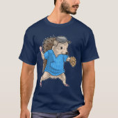 Egel Honkbal Handschoen T-shirt (Voorkant)