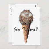 Egel Ice Cream Briefkaart (Voorkant / Achterkant)
