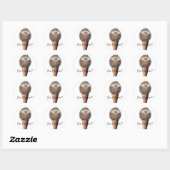 Egel Ice Cream Ronde Sticker (Vel)