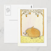 "Egel -  illustratie Briefkaart (Voorkant / Achterkant)