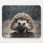 Egel in de regen muismat (Voorkant)