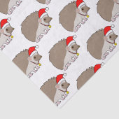 Egel in een kersthat tissuepapier (Detail)