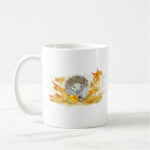 Egel In Herfstbladeren Koffiemok (Links)
