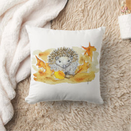 Egel In Herfstbladeren Kussen