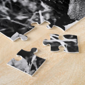 Egel in zwart-wit, Jigzaag Puzzle Legpuzzel (Zijkant)