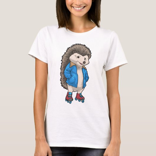 Egel Inline skating Inline schaatsen Sport T-shirt (Voorkant)
