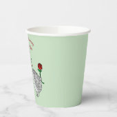 Egel jubileum papieren bekers (Links)