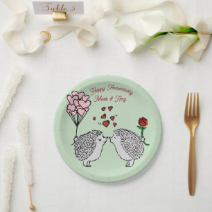 Egel Jubileum Papieren Borden Bordje