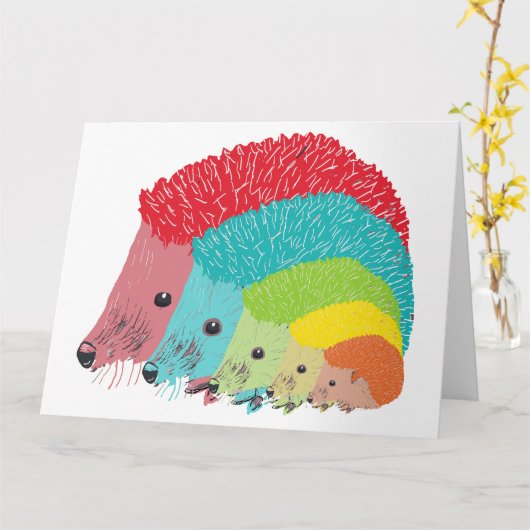 Egel Kaart (Gele Bloem)