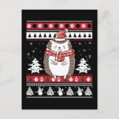 Egel kerst briefkaart (Voorkant)