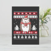 Egel kerst kaart (Staand voorkant)